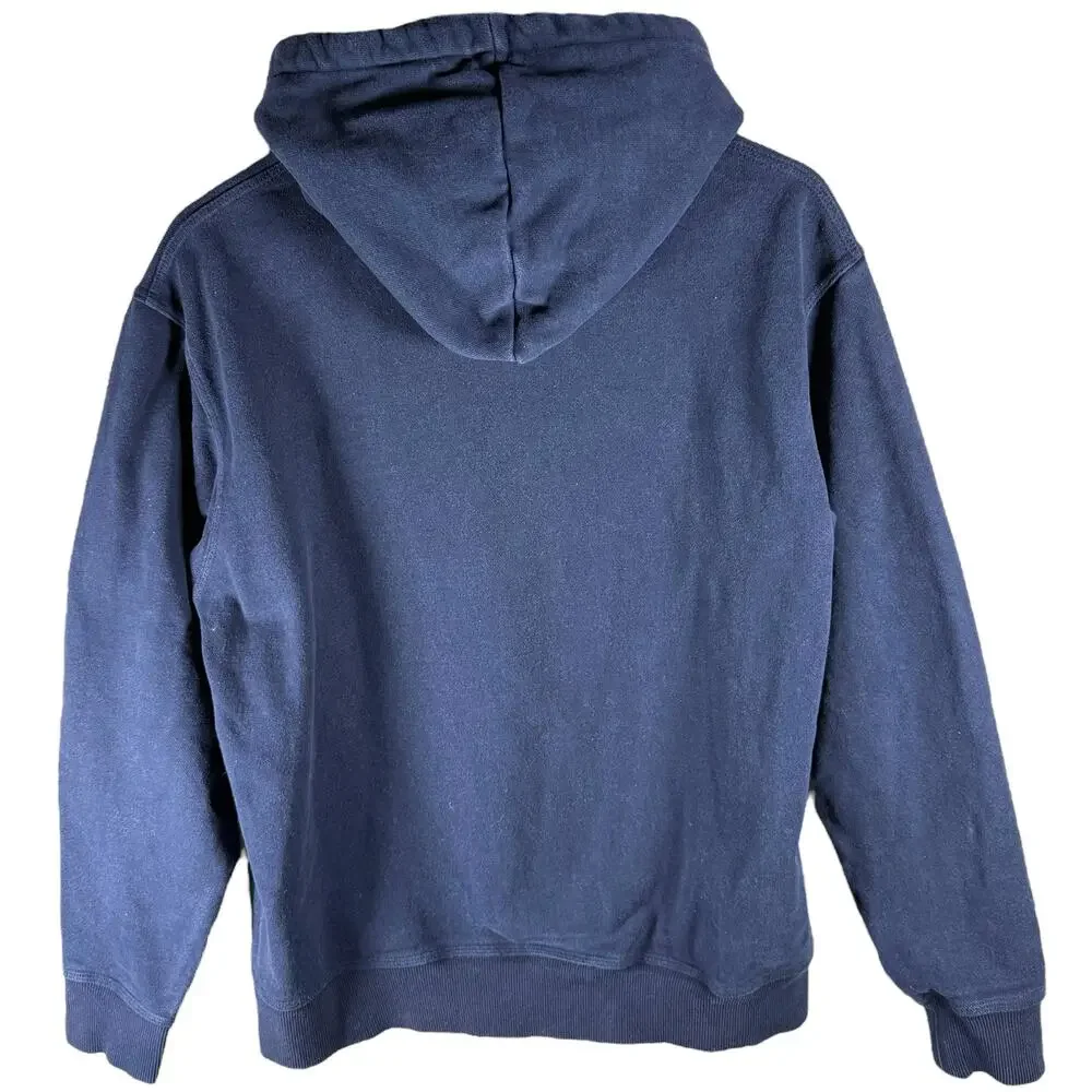 KITH 2016 Navy Original Box Logo Pullover Hoodie Men’s S - Designer Rare Preppy - Picture 2 of 16